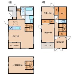 谷田部5627戸建の物件間取画像